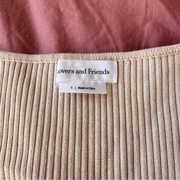 Lovers and Friends Darren Sweater in Ivory Small - Picture 6 of 6